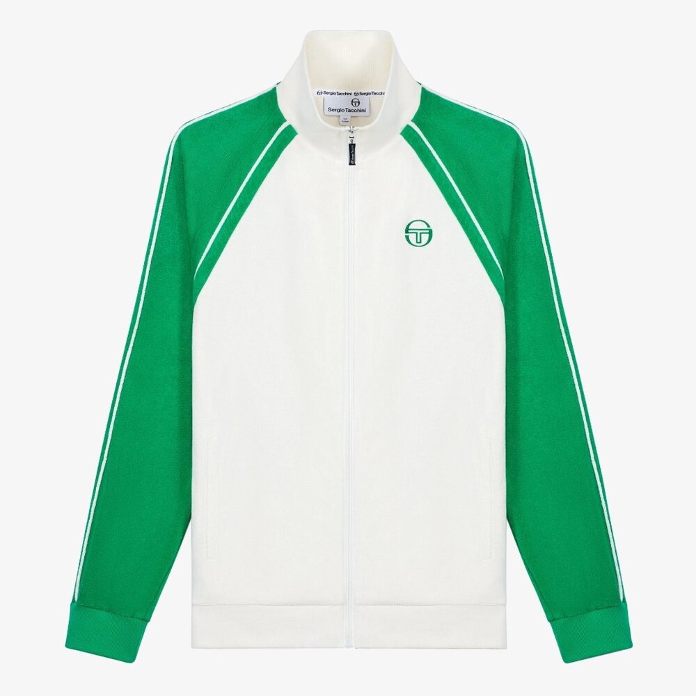 Salvatore Jacket Terry Towel fabric Sergio Tacchini size Small S NEW w/ TAG